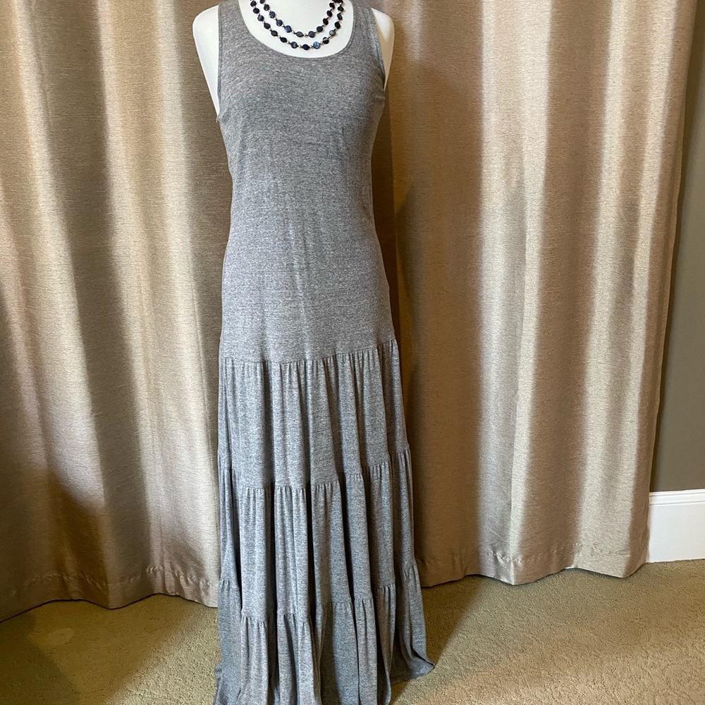 Maxi drop waist dress